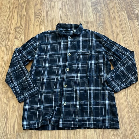 Halloween Happy Halloweenie Flannel Shirt upcycled unisex medium - Picture 5 of 6